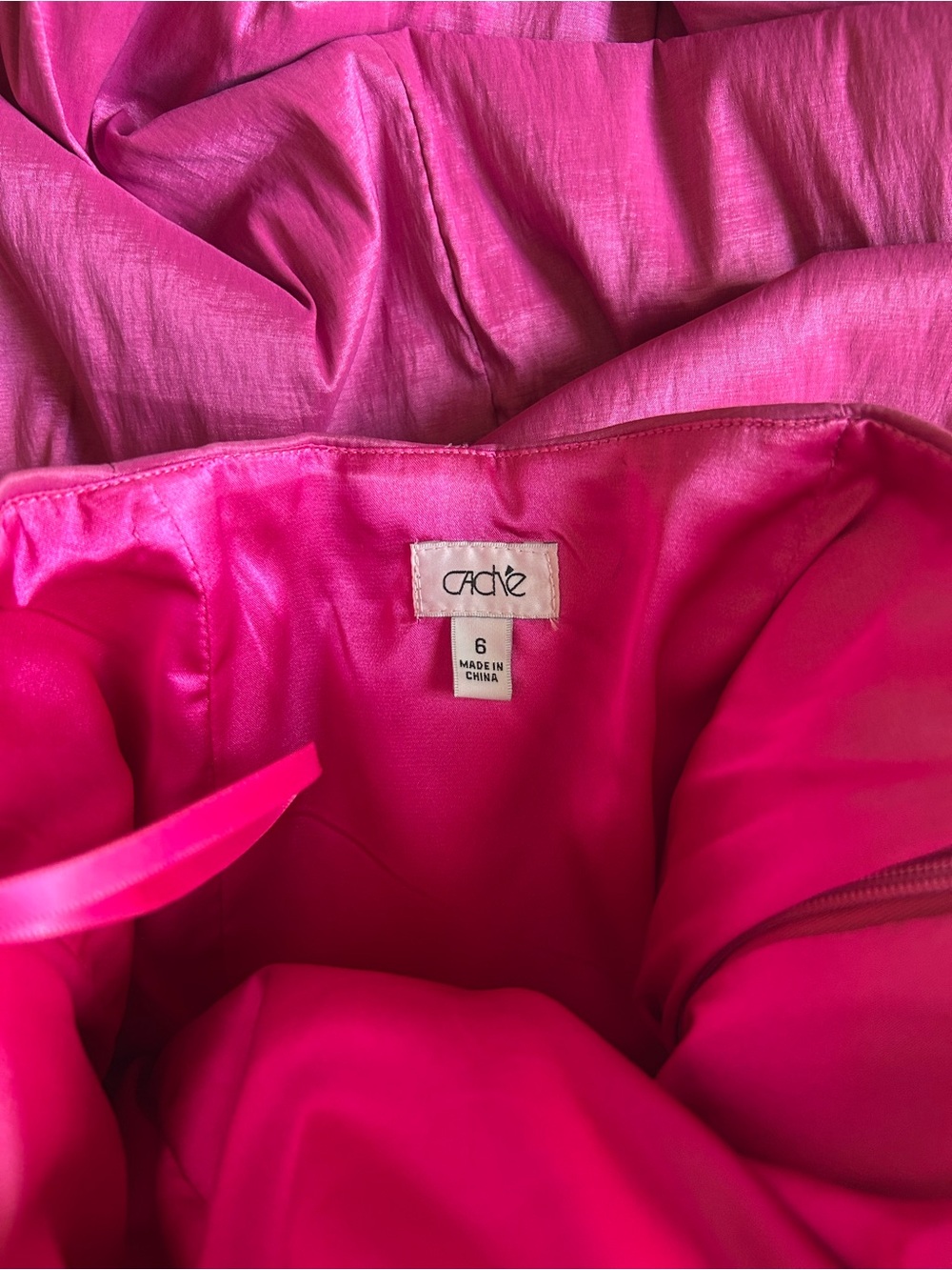 Cache Fuchsia Spaghetti-Strap Mini Dress - Picture 3 of 3